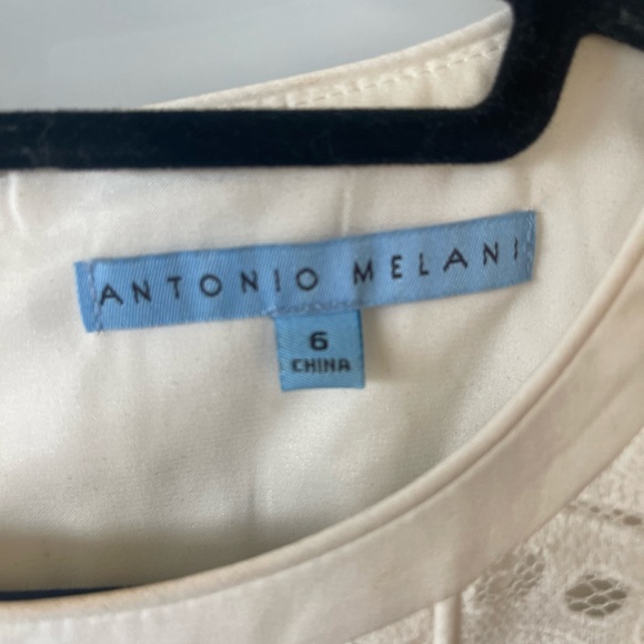 ANTONIA MELANI WHITE LACE DRESS - Picture 4 of 4